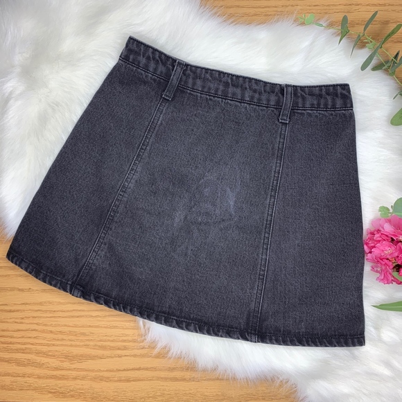 Button Front Denim Skirt, Women's Size: 24 - Picture 5 of 5